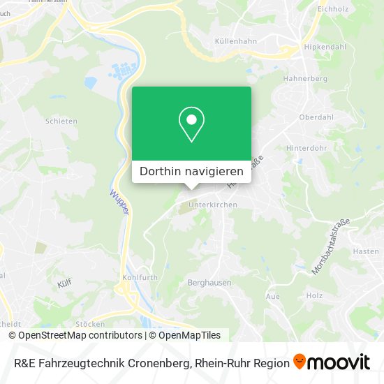 R&E Fahrzeugtechnik Cronenberg Karte