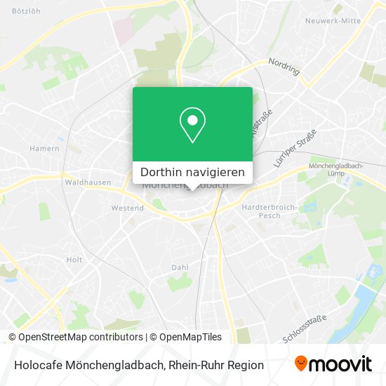 Holocafe Mönchengladbach Karte