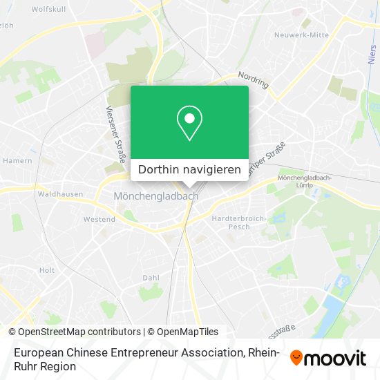 European Chinese Entrepreneur Association Karte