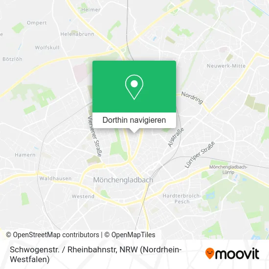 Schwogenstr. / Rheinbahnstr Karte