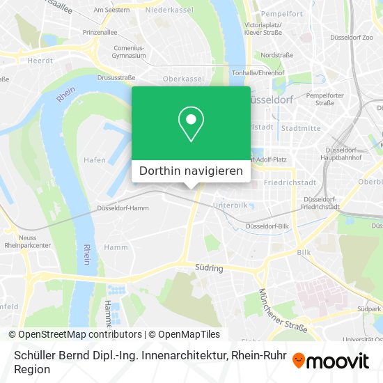 Schüller Bernd Dipl.-Ing. Innenarchitektur Karte