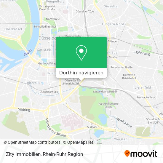 Zity Immobilien Karte