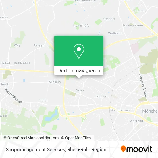 Shopmanagement Services Karte