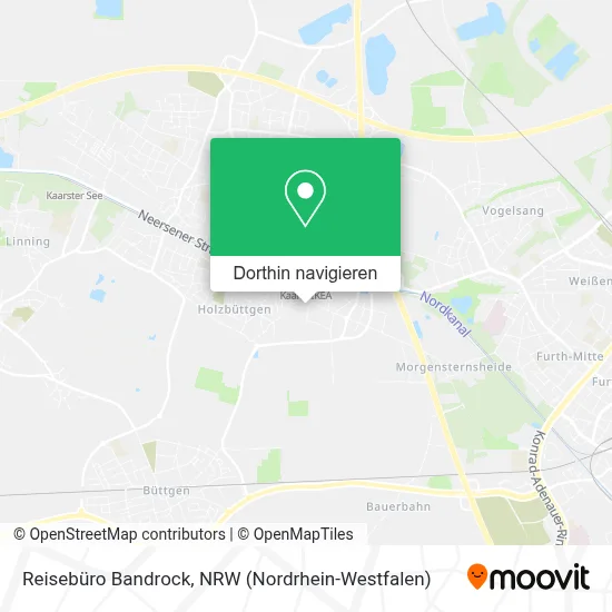 Reisebüro Bandrock Karte