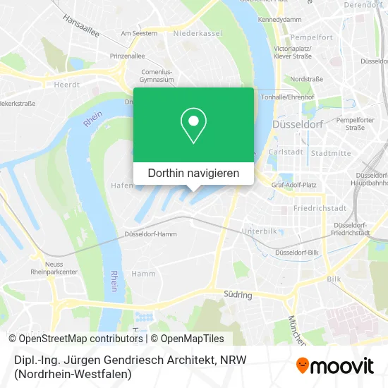 Dipl.-Ing. Jürgen Gendriesch Architekt Karte