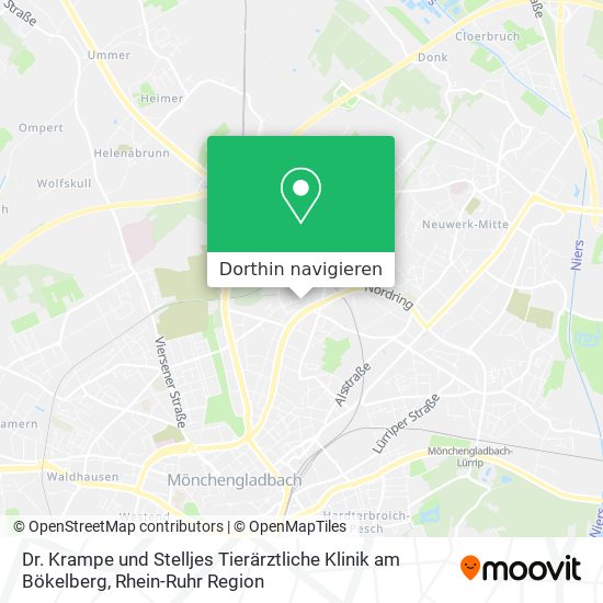 Dr. Krampe und Stelljes Tierärztliche Klinik am Bökelberg Karte