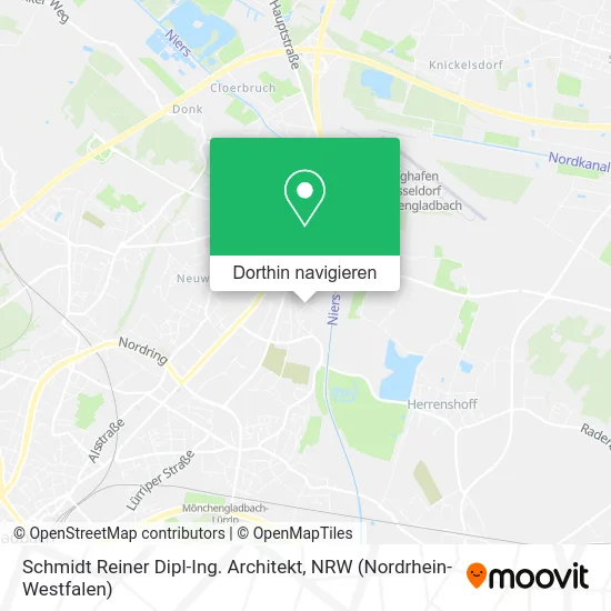 Schmidt Reiner Dipl-Ing. Architekt Karte