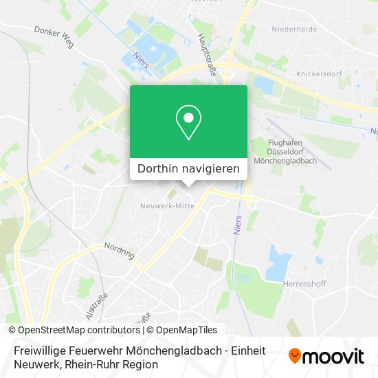 Freiwillige Feuerwehr Mönchengladbach - Einheit Neuwerk Karte