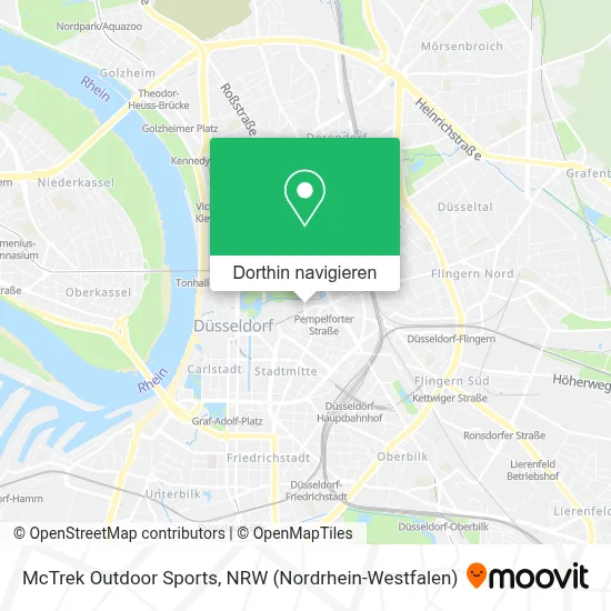 McTrek Outdoor Sports Karte