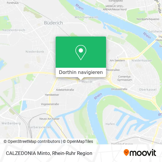 CALZEDONIA Minto Karte