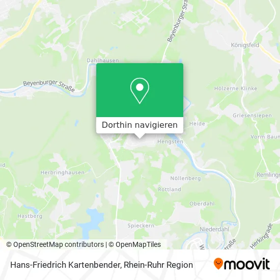 Hans-Friedrich Kartenbender Karte