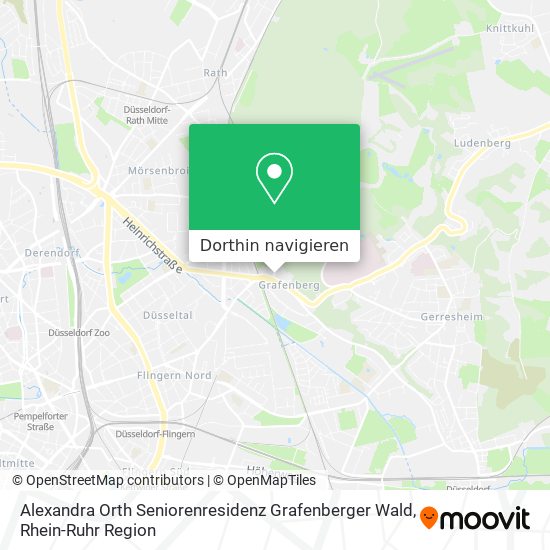 Alexandra Orth Seniorenresidenz Grafenberger Wald Karte