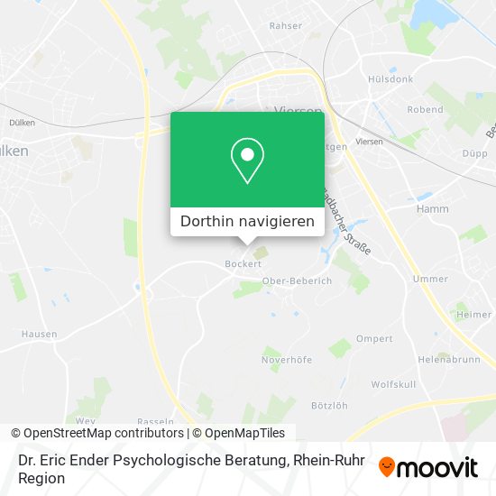 Dr. Eric Ender Psychologische Beratung Karte