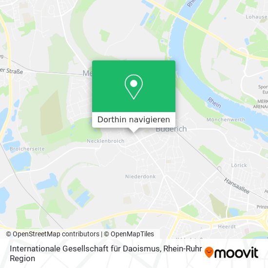 Internationale Gesellschaft für Daoismus Karte