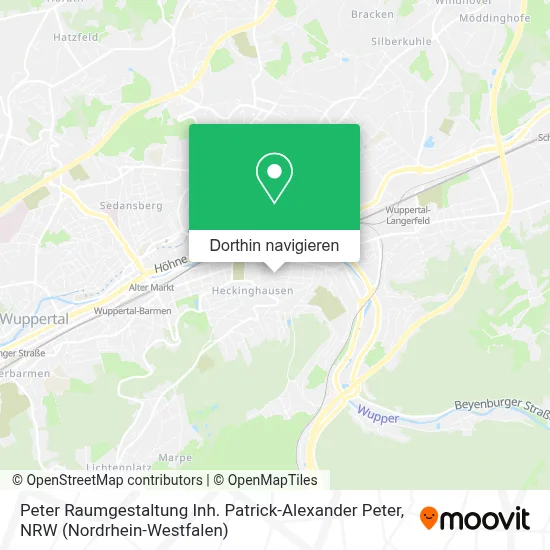 Peter Raumgestaltung Inh. Patrick-Alexander Peter Karte