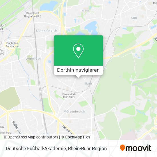 Deutsche Fußball-Akademie Karte
