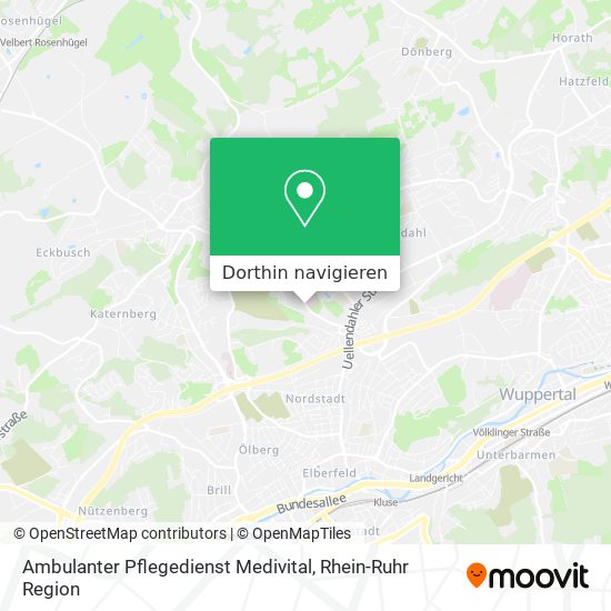 Ambulanter Pflegedienst Medivital Karte