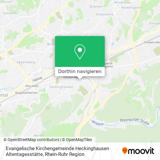 Evangelische Kirchengemeinde Heckinghausen Altentagesstätte Karte