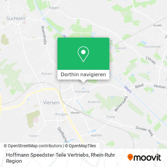 Hoffmann Speedster-Teile Vertriebs Karte