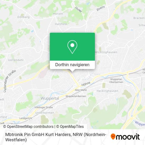 Mbtronik Pin GmbH Kurt Harders Karte