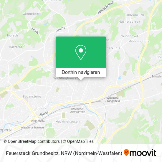 Feuerstack Grundbesitz Karte