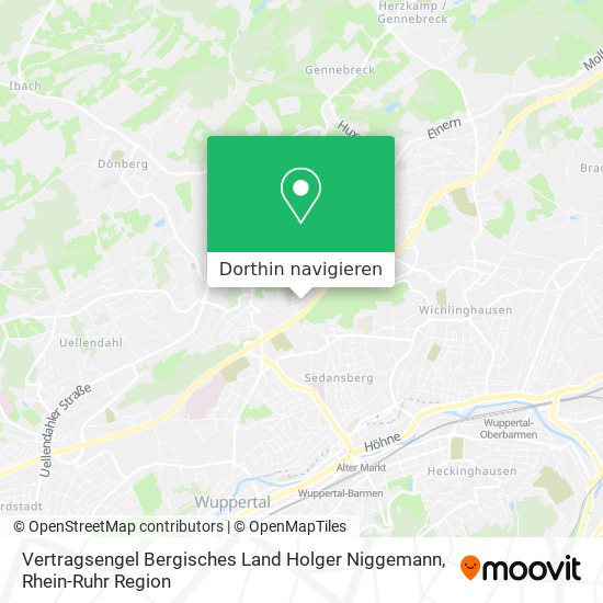 Vertragsengel Bergisches Land Holger Niggemann Karte