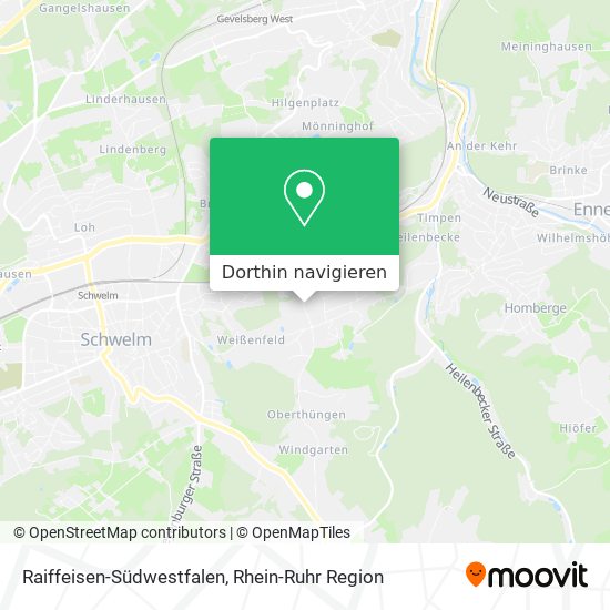 Raiffeisen-Südwestfalen Karte