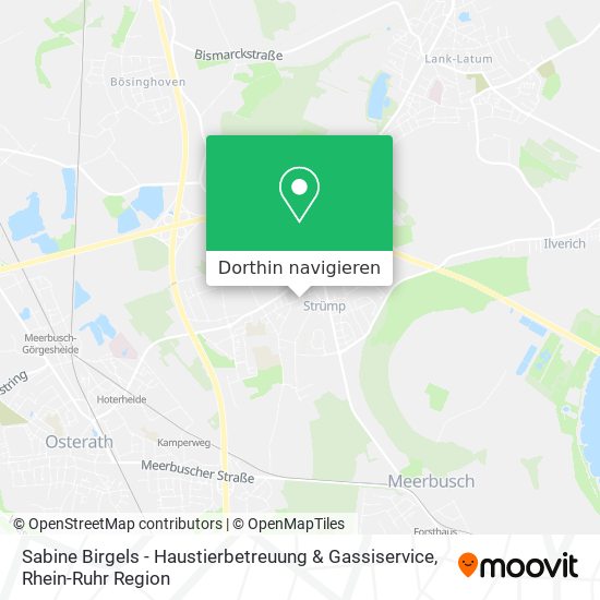Sabine Birgels - Haustierbetreuung & Gassiservice Karte