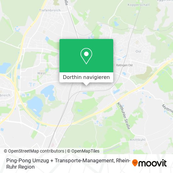Ping-Pong Umzug + Transporte-Management Karte