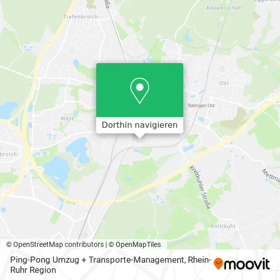 Ping-Pong Umzug + Transporte-Management Karte
