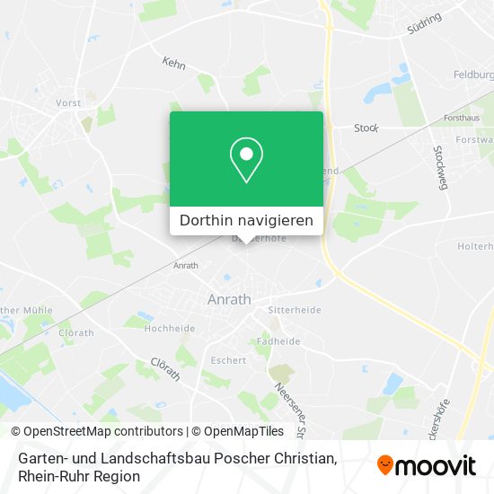 Garten- und Landschaftsbau Poscher Christian Karte