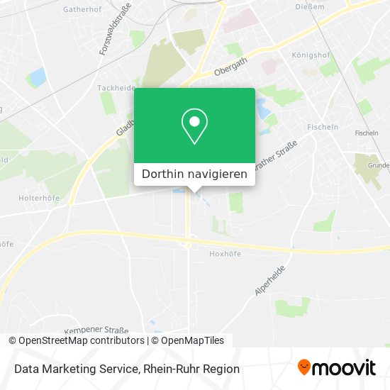 Data Marketing Service Karte