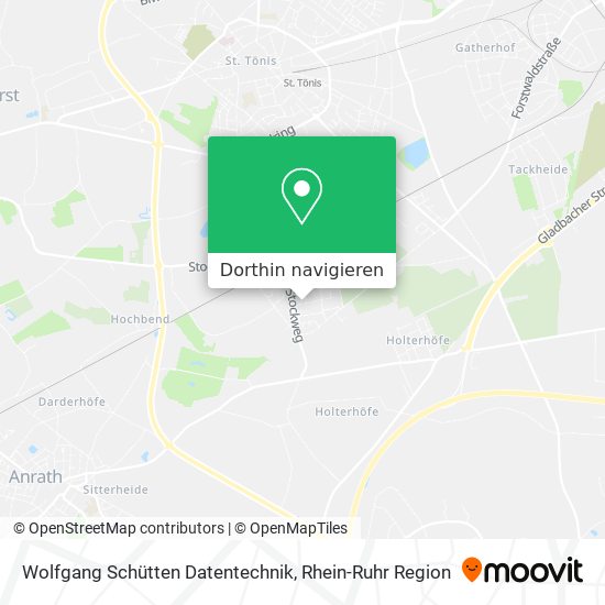 Wolfgang Schütten Datentechnik Karte