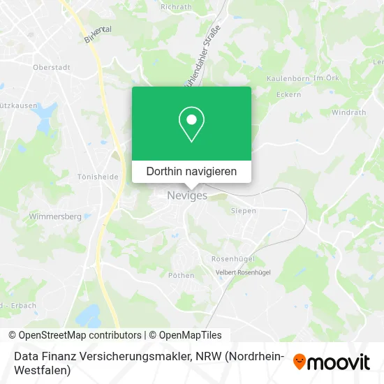 Data Finanz Versicherungsmakler Karte