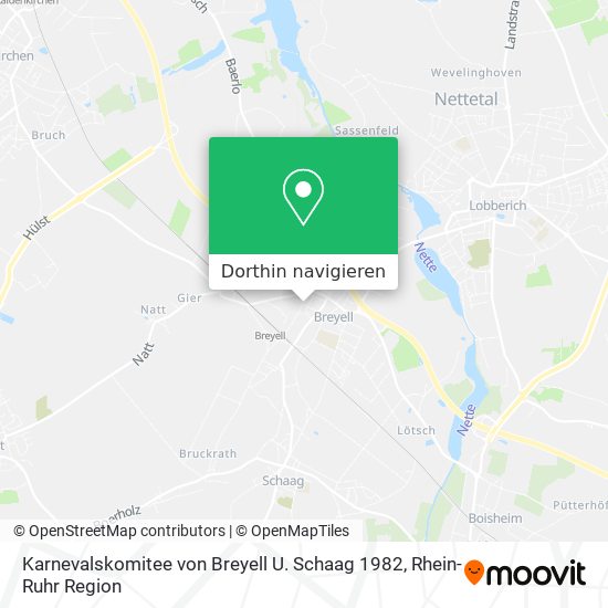 Karnevalskomitee von Breyell U. Schaag 1982 Karte