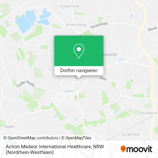 Action Medeor International Healthcare Karte