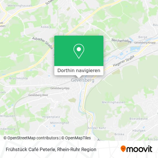 Frühstück Café Peterle Karte