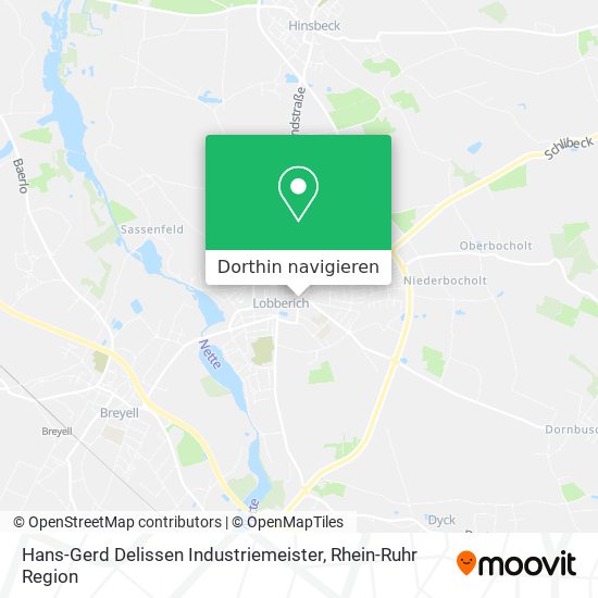 Hans-Gerd Delissen Industriemeister Karte