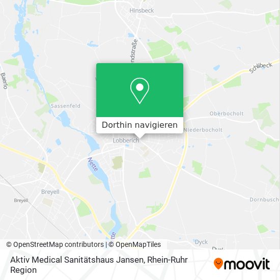 Aktiv Medical Sanitätshaus Jansen Karte