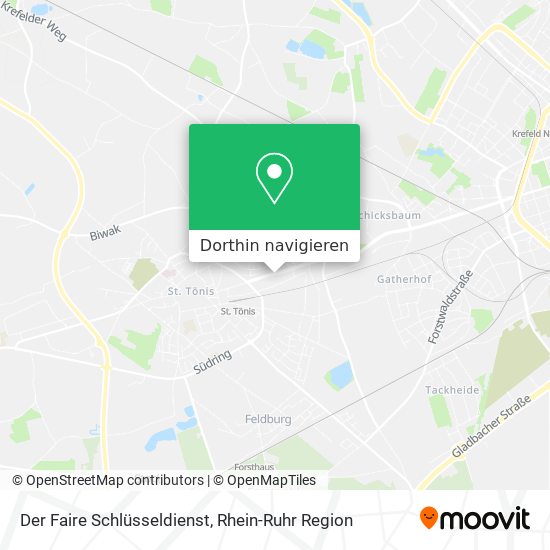 Der Faire Schlüsseldienst Karte