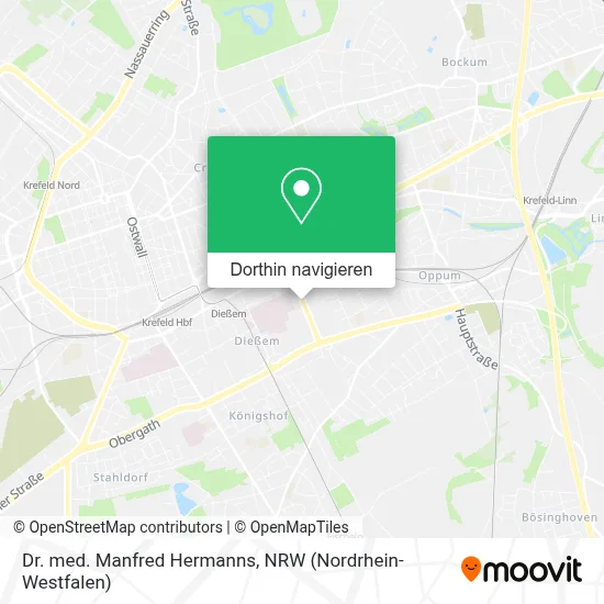 Dr. med. Manfred Hermanns Karte