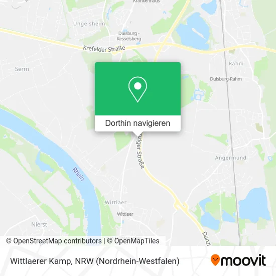 Wittlaerer Kamp Karte