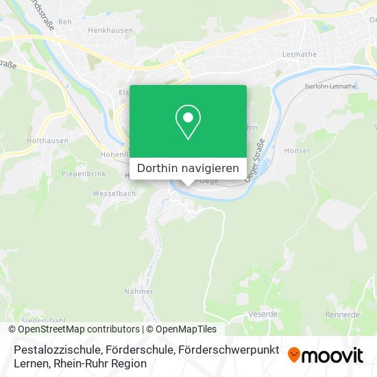 Pestalozzischule, Förderschule, Förderschwerpunkt Lernen Karte