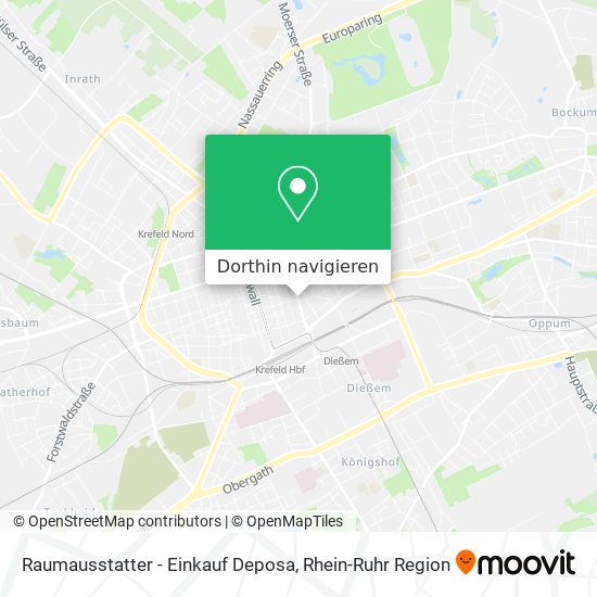 Raumausstatter - Einkauf Deposa Karte