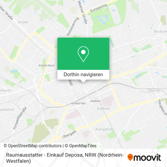 Raumausstatter - Einkauf Deposa Karte