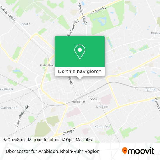 Übersetzer für Arabisch Karte