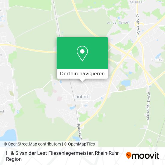 H & S van der Lest Fliesenlegermeister Karte