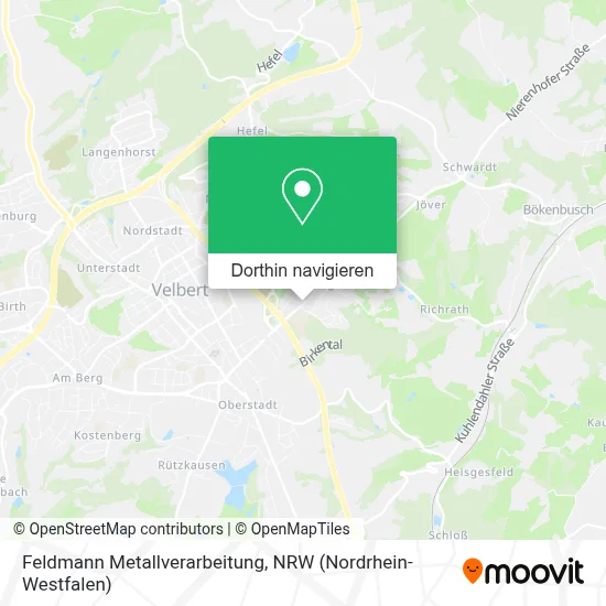 Feldmann Metallverarbeitung Karte