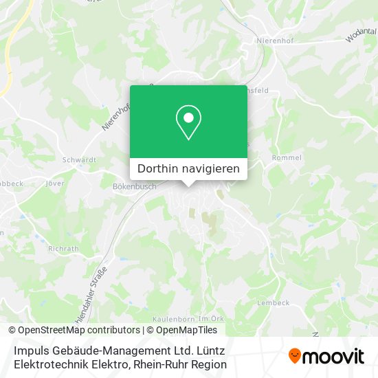 Impuls Gebäude-Management Ltd. Lüntz Elektrotechnik Elektro Karte