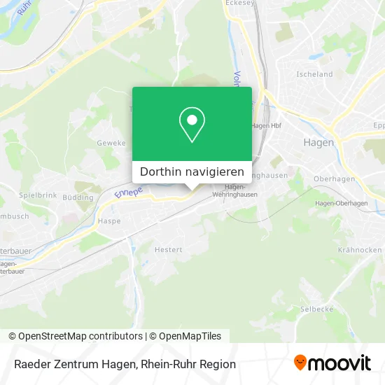 Raeder Zentrum Hagen Karte